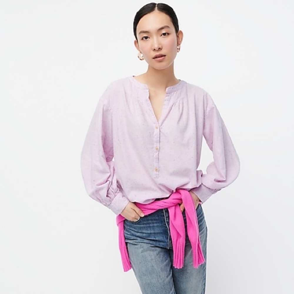 *Brand New* J.Crew Open V-neck Flannel Shirt XXS